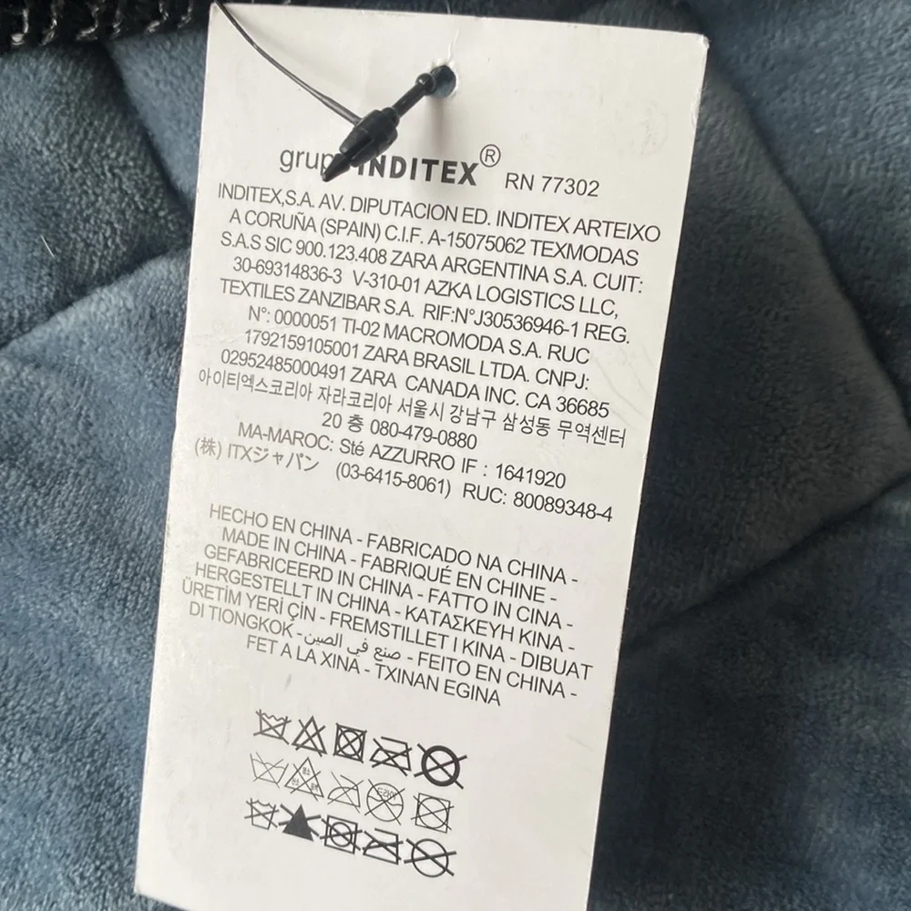 NWT Zara Knit Black Belt